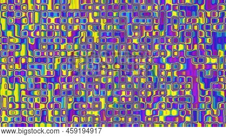 Colorful And Beautiful Iridize, Bubble, Or Oil Water Pattern Background Illustration. Presentation B
