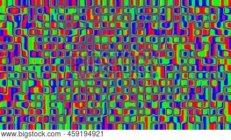 Colorful And Beautiful Iridize, Bubble, Or Oil Water Pattern Background Illustration. Presentation B
