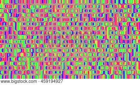 Colorful And Beautiful Iridize, Bubble, Or Oil Water Pattern Background Illustration. Presentation B