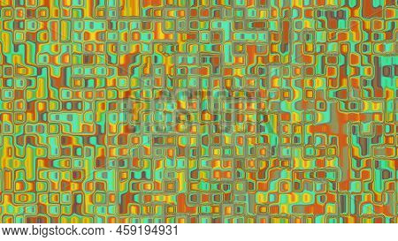 Colorful And Beautiful Iridize, Bubble, Or Oil Water Pattern Background Illustration. Presentation B
