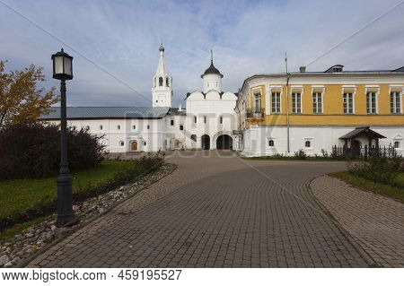 The Territory Of The Orthodox Male Spaso-prilutsky Monastery In Vologda, Russia.