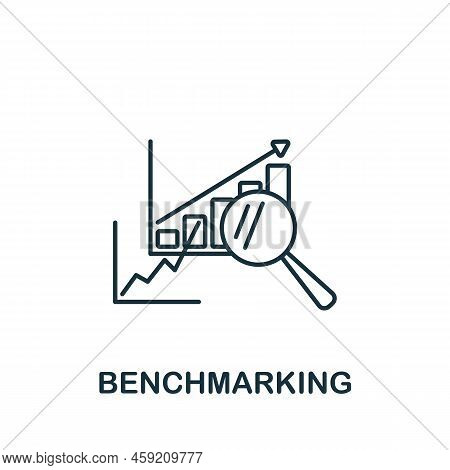 Benchmarking Icon. Monochrome Simple Business Management Icon For Templates, Web Design And Infograp