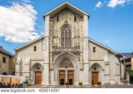 Chambery, France - June 25,2022 - View At The Cathedral Of Saint Francois De Sales In Chambery. Cham
