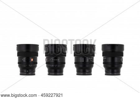 Bangkok, Thailand - 10 Jun 2022, Sony Prime Lens Ultra Wide, Fe 14Mm F1.8 G Master Was Launched In T