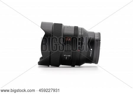 Bangkok, Thailand - 10 Jun 2022, Sony Prime Lens Ultra Wide, Fe 14Mm F1.8 G Master Was Launched In T