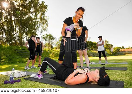 Woman's Outdoor Fitness And Strength Bootcamp