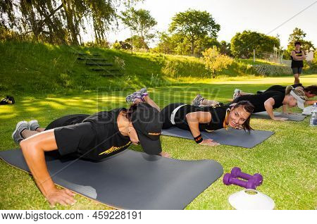 Woman's Outdoor Fitness And Strength Bootcamp