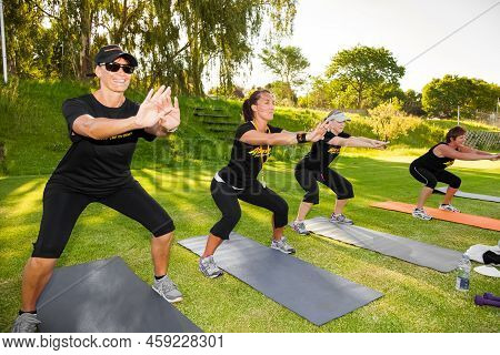 Woman's Outdoor Fitness And Strength Bootcamp