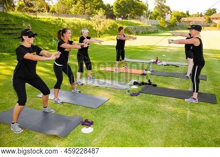 Woman's Outdoor Fitness And Strength Bootcamp