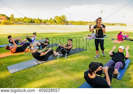 Woman's Outdoor Fitness And Strength Bootcamp
