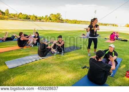 Woman's Outdoor Fitness And Strength Bootcamp