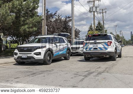 Chicago - Circa July 2022: Chicago Police Department Vehicles. Cpd Is The Second-largest Municipal P