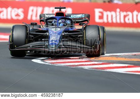 Alexander Albon Of Williams  During The F1 Grand Prix Of Hungary At Hungaroring On July 29-31, 2022 