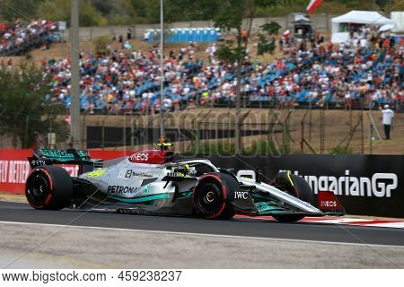 Lewis Hamilton Of Mercedes Amg Petronas F1 Team  During The F1 Grand Prix Of Hungary At Hungaroring 