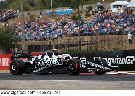 Yuki Tsunoda Of Alphatauri  During The F1 Grand Prix Of Hungary At Hungaroring On July 29-31, 2022 M