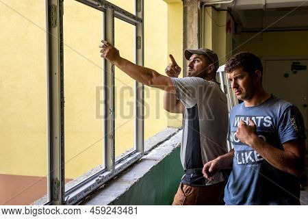 New Windows Installing In School 35 In Chernihiv, Ukraine