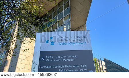 Dublin City Council In The City Center - City Of Dublin, Ireland - April 20, 2022