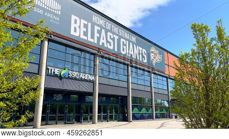 The Sse Arena In Belfast - Home Of The Belfast Giants - Belfast, United Kingdom - April 25, 2022