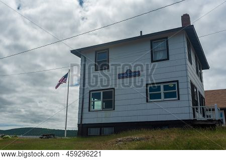 Eagle Harbor, Mi, Usa - June 22, 2022: Commercial Fishing Museum