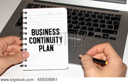 Paper With Words Bcp Business Continuity Plan.