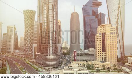 Doha City Getting Decorated For Fifa Worlcup.