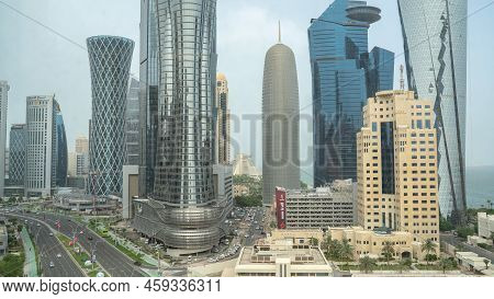 Doha City Getting Decorated For Fifa Worlcup.