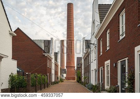 Enka Neighbourhood In The City Of Ede, The Netherlands. Modern Residential Area Built On The Former 