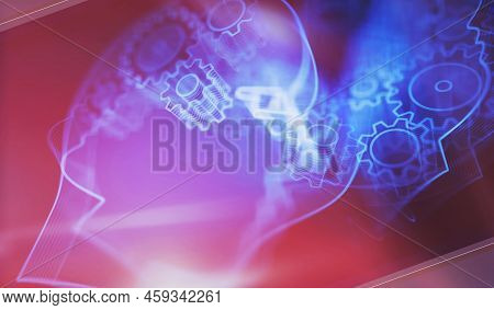 Artificial Intelligence Technology Ai Symbol Digital Concept 3D Illustration