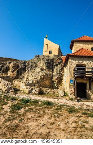 Famous Rupea Fortress In Transylvania, Romania. Rupea Citadel (cetatea Rupea)