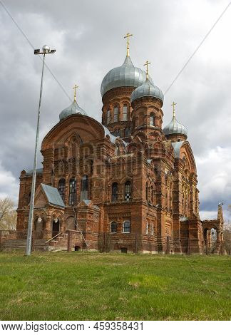 Old Cathedral Of The Kazan Icon Of The Mother Of God On A Gloomy May Day. Danilov, Yaroslavl Region.