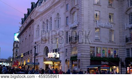 Lillywhites Building At London Piccadilly Circus - London, United Kingdom - December 10, 2019