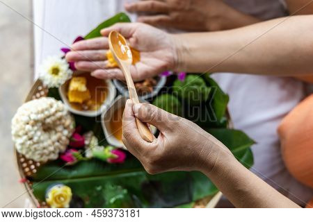 Natural Thai Massage In Spa Relaxed At Spa Resort Body Beauty Relaxation And Wellness And Body With