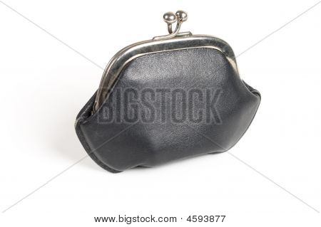 schwarz old Style wallet