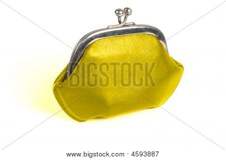 Gelbe alten Stil wallet