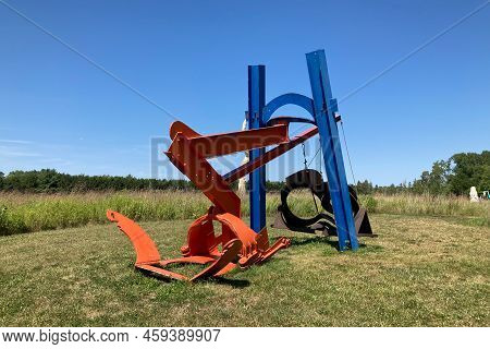 Gorky's Pillow On The Grounds Of Franconia Sculpture Park