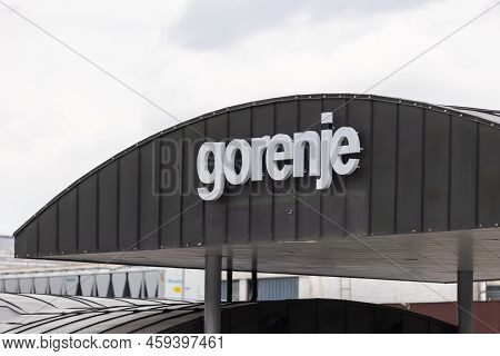 Slovenia, Velenje - March 30 2022: Gorenje Production Facility Of Home Appliances In Europe