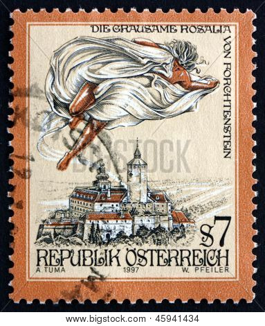 Postage Stamp Austria 1997 The Cruel Lady Of Forchtenstein Castle