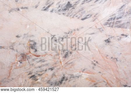 Cristallo Rosa Quarzite Texture For Interior Home Design. Slab Photo.