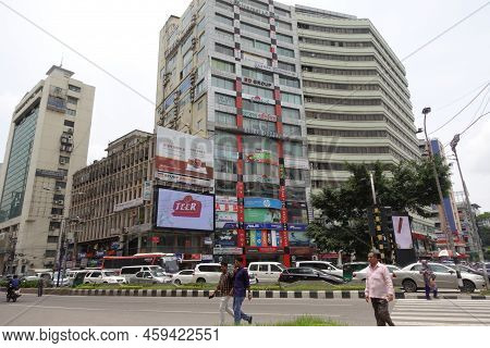 Dhaka Bangladesh 24th May 2021 . Financial City Buildings In Gulshan 2