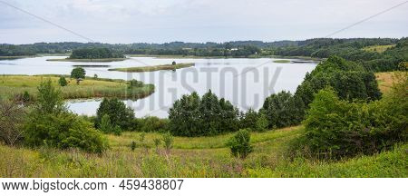 Serene Landscape In The Wild - The Shores Of Lake Otolovo In Belarus