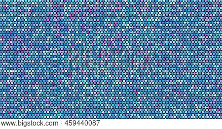 Abstract Vector Illustrated Background Retro Style Texture Decoration With Small Hexagon Colorful Sh