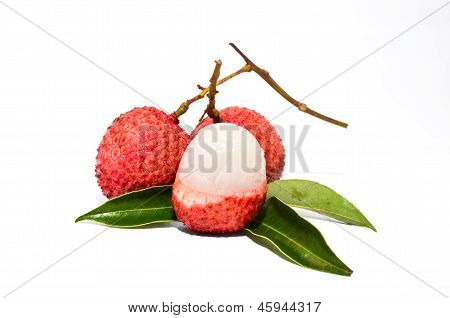 Litschi Frucht.