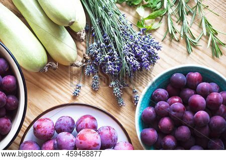 Background Of Fruits, Vegetables And Herbs