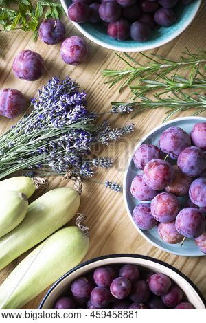 Background Of Fruits, Vegetables And Herbs