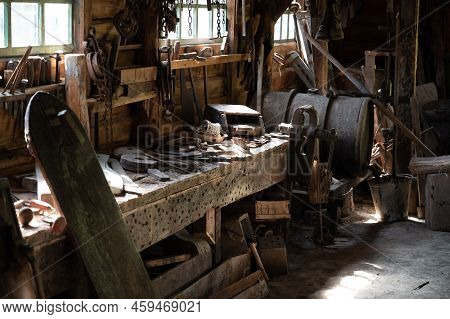 Equipment For Boat Reparation, Life Is Old Fdutchh Isherman's Village
