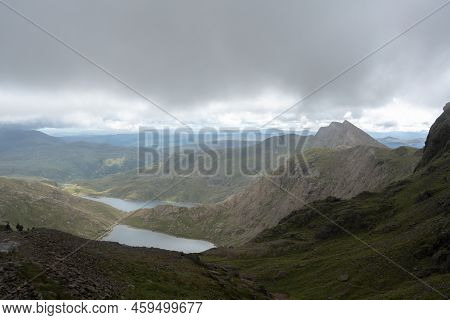 Pyg Miners Track Snowdonia Mountain Snowdonia National Park North Wales
