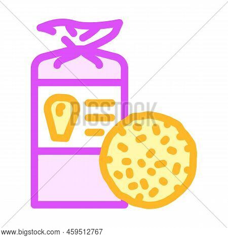 Cornbread Food Color Icon Vector. Cornbread Food Sign. Isolated Symbol Illustration