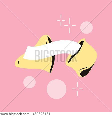 Open Fortune Cookies. A Sheet Of Fun Surprising Predictions. Traditional Chinese Flowerless Wisdom C