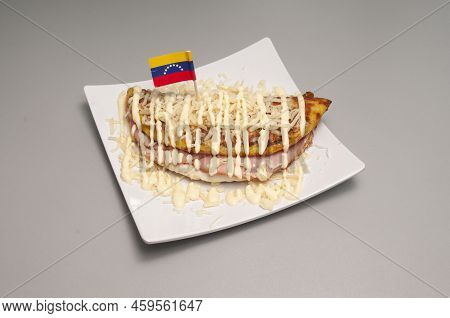 Delicious And Authentic Venezuelan Ham And Cheese Cachapa