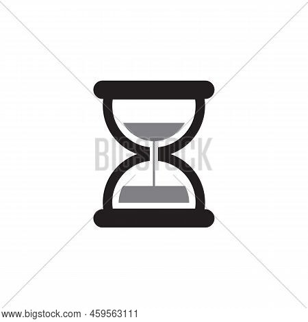 Sandwatch Timer Logo Design Icon Vector Template